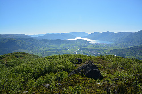 Utsikt over Etne.