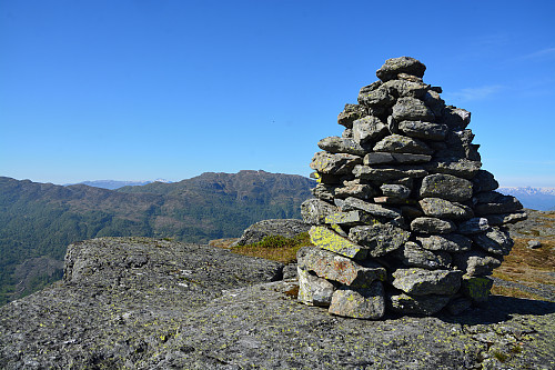 Toppen av Smørnut, 725 moh.