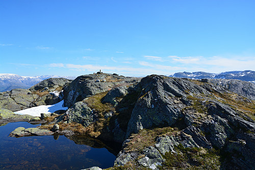 Toppen av Blånut, 1052 moh.