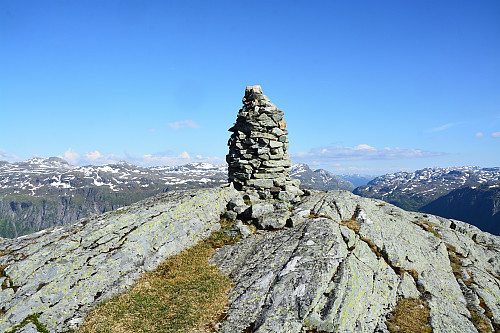 Toppen av Skredkollen, 908 moh.