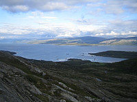 Flott utsikt mot Skjerstadfjorden