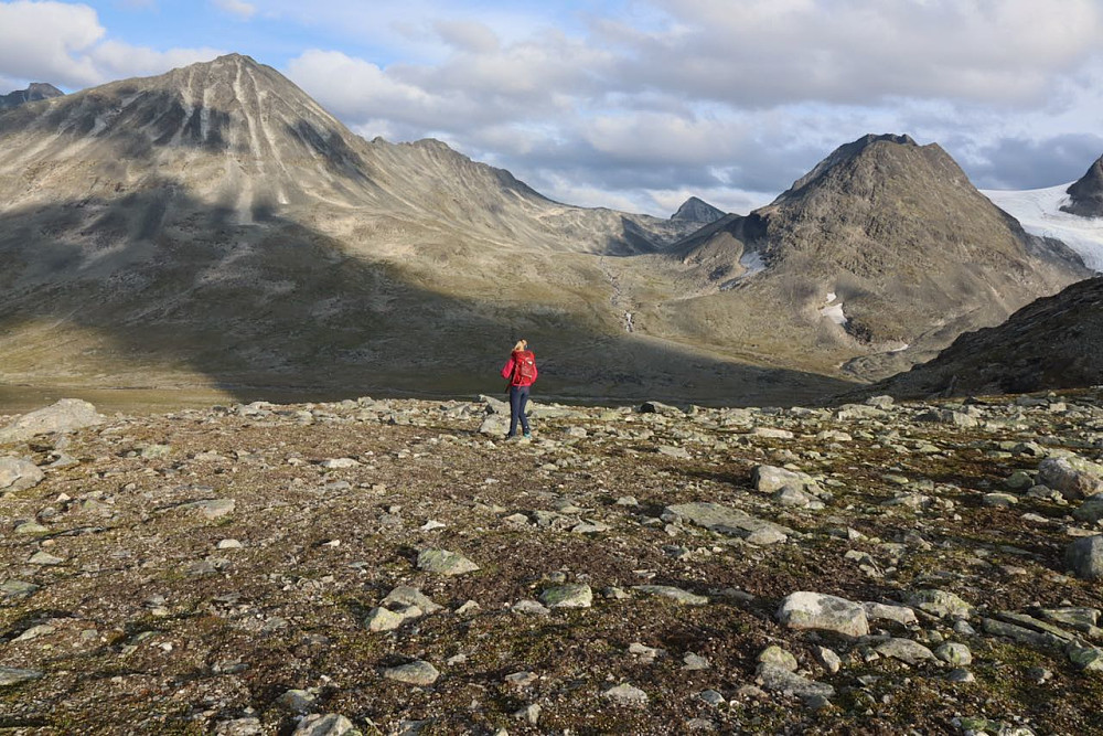 Godt å kome ned til mjukt underlag att etter mange timer over 2000 meter