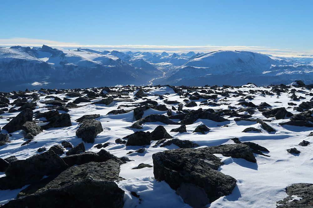 Utsikt innover Leirdalen