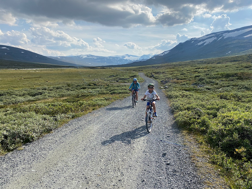 Herleg med sykkel ned til bilen
