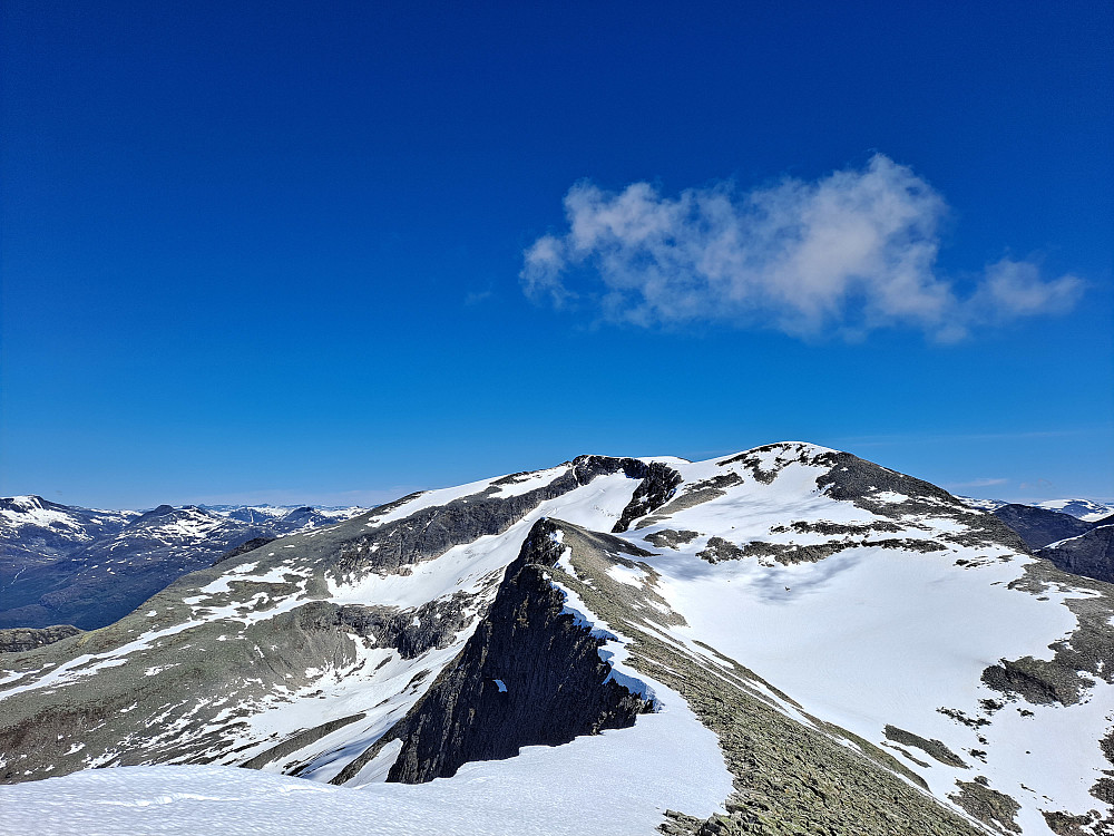 Frå Geitafjellhyrna mot Storskredfjellet