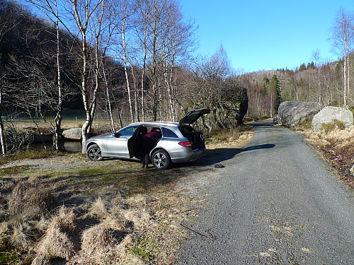 Parkeringslomme ved Lunden