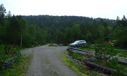 Parkering i Molvikadalen