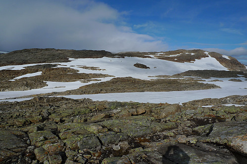 Landskapet nordover mot Fresvikbreen