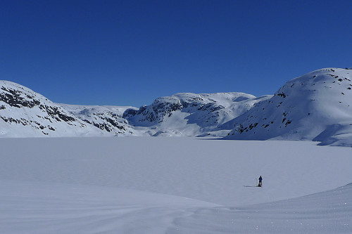 Oppe ved Skarvedalsvatnet