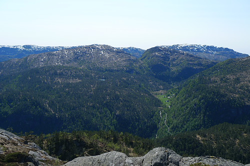 Mot Stussdalen med Steinhusfjellet og Gråsida 661 i bakgrunnen