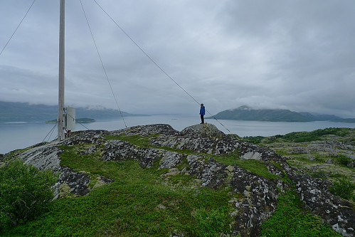 Toppen på Kopardalsfjellet på Løkta