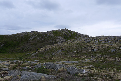Toppen fortsatt et stykke unna ....