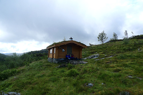 Et av stølshusene på Langelandsstølen