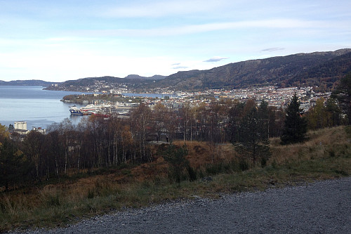 .... med fin utsikt mot Bergen og Fjellsiden
