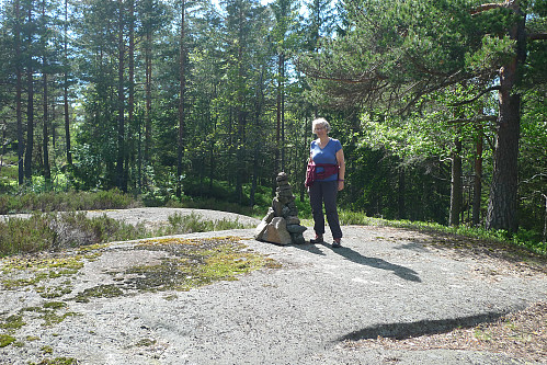 Astrid på offisielt høyeste punkt i Risør kommune