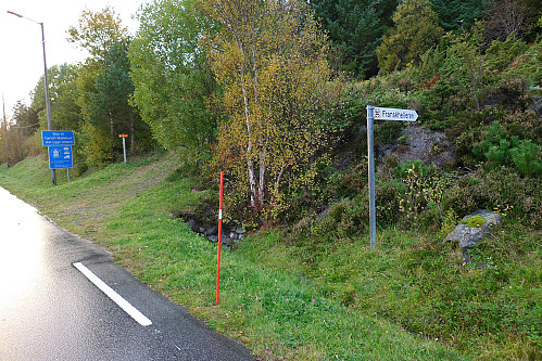 Turstart merket Franskhelleren