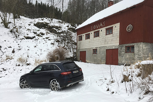 Parkering på Lauvåsen