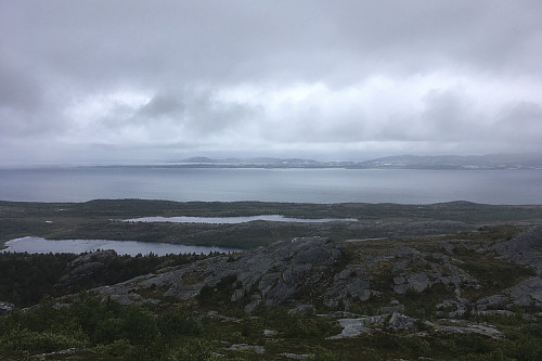 Begrenset utsikt i retning Bodø
