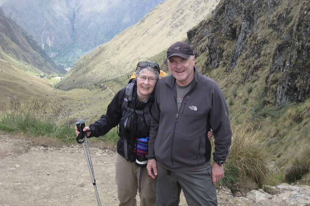 Astrid og jeg på ca. 4000 moh