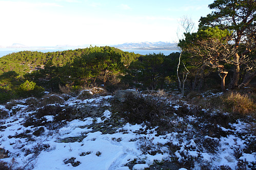 Utsiktstedet på toppen av Kvalstadfjellet