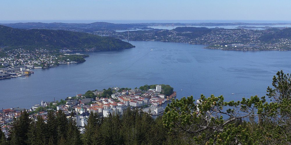 Bergen sett fra Fløyvarden