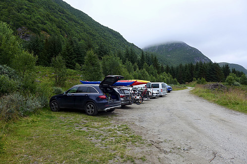 Parkeringen ved Nordpollen