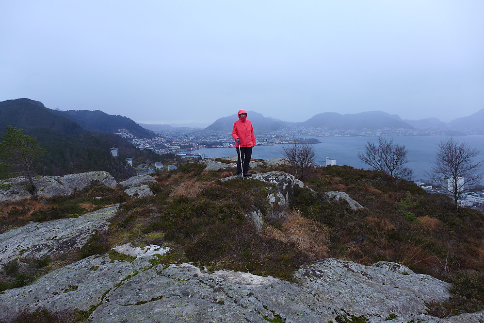 Rognåsen 200 moh med bra sikt mot Bergen sentrum
