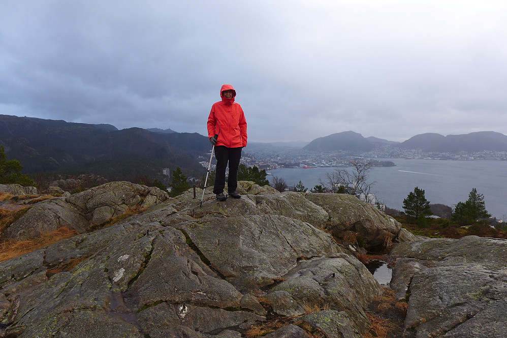 Ørneberget hovedtopp 238 moh med anstendig PF på 80 m!