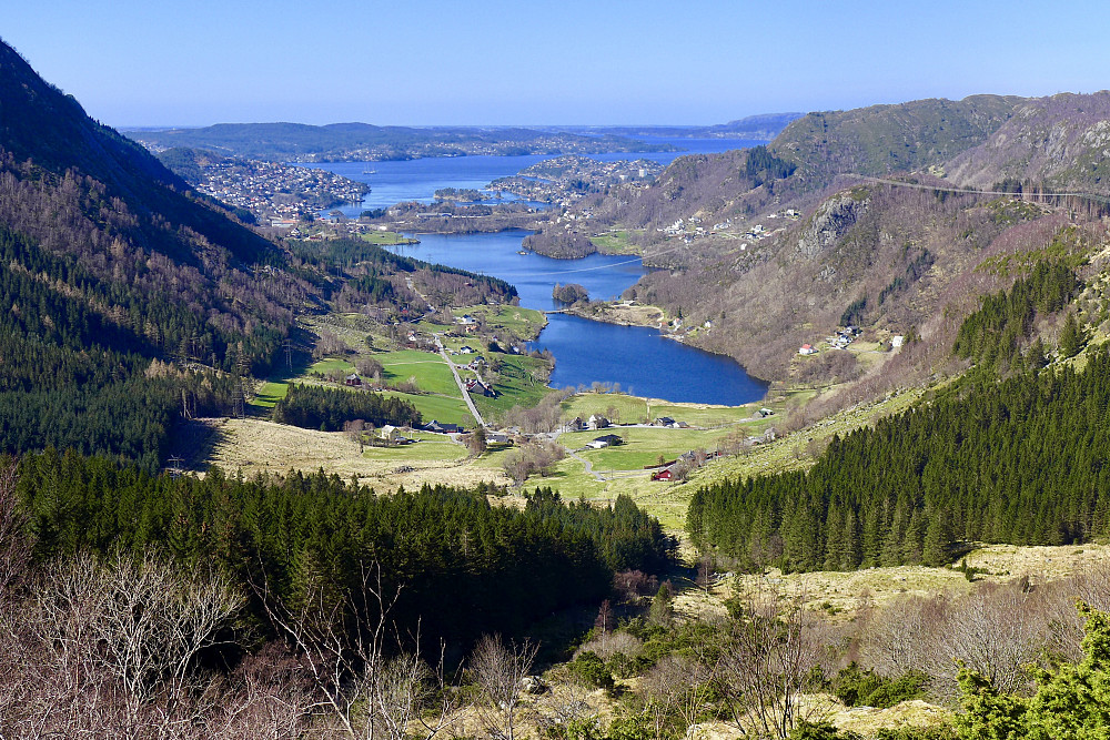 Utsikt nedover Jordalen fra Jordalsskartet