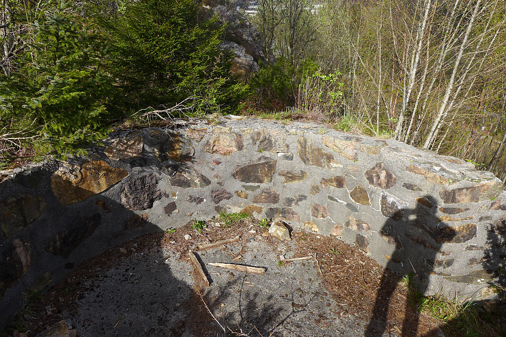 Avstandsmålerbrønnen nord for Lyskasterbatteriet