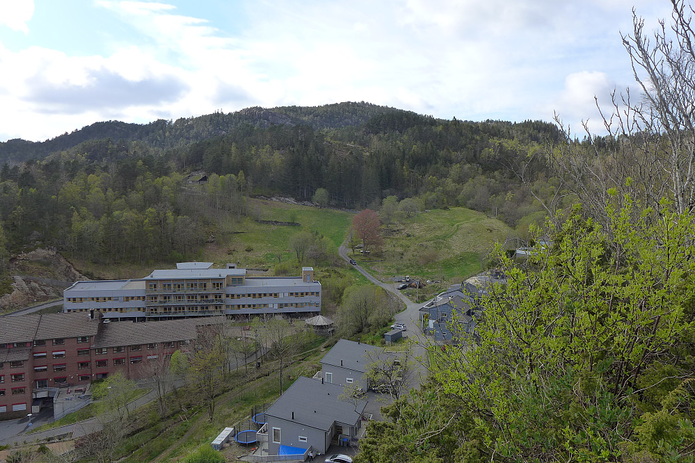 Utsikt mot Betanien der Jonstad gård lå tidligere