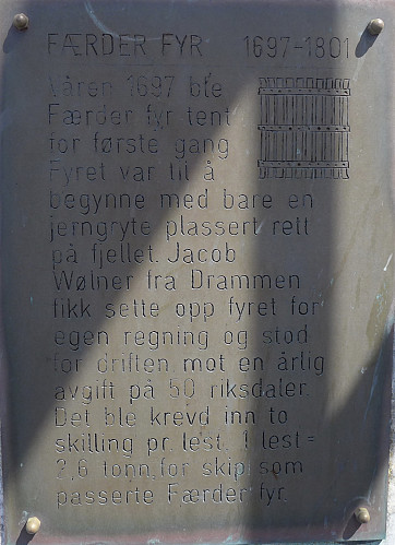 Litt av historien om fyret