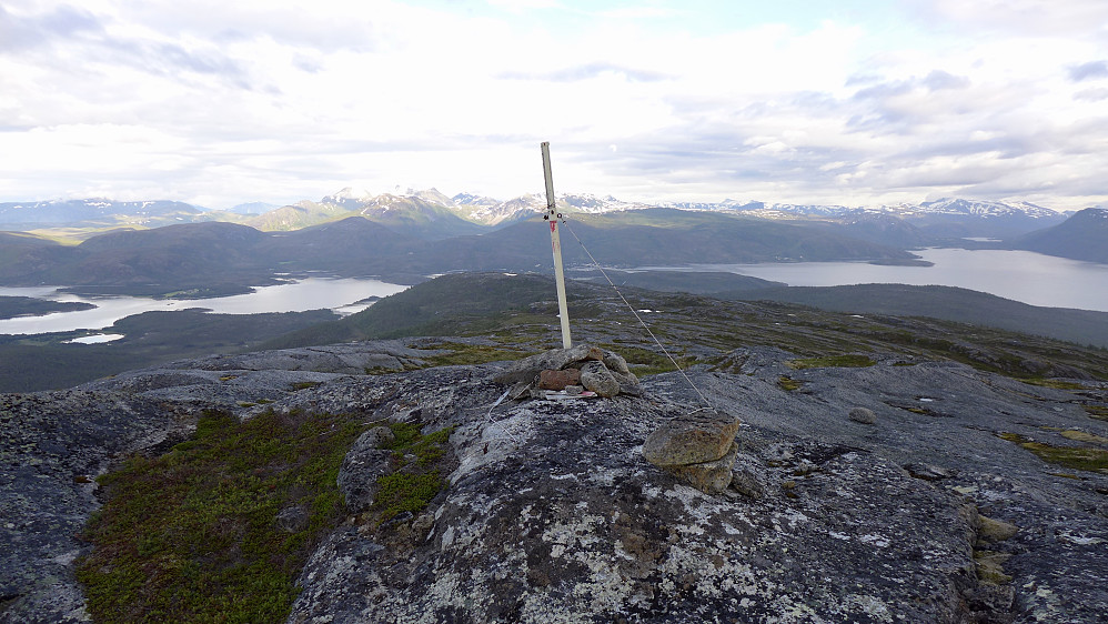 Trig-merket lengst øst på Storvikfjellet