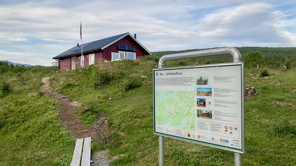 Vi besøkte Skoddeberghytta der flere PB-ere har overnattet i forbindelse med turer i Narvik-området