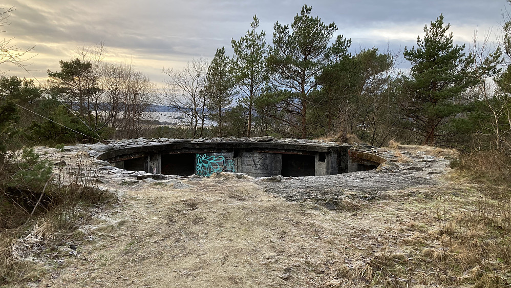 Kanonstilling/brønn like vest for toppen på Storrinden