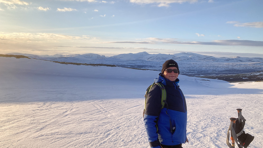 Fint kveldslys over Dovre ut på kvelden 1. mai