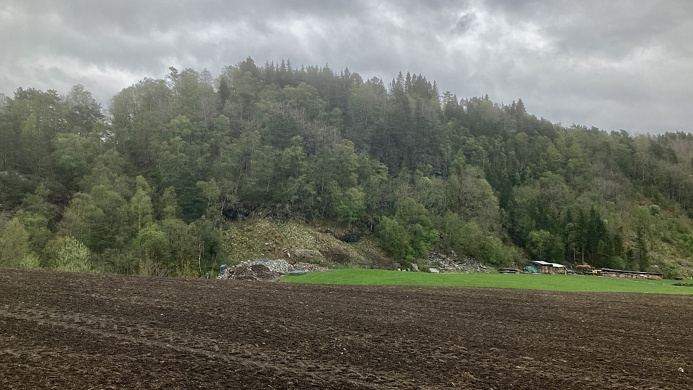 Klubben 154m sett fra vest