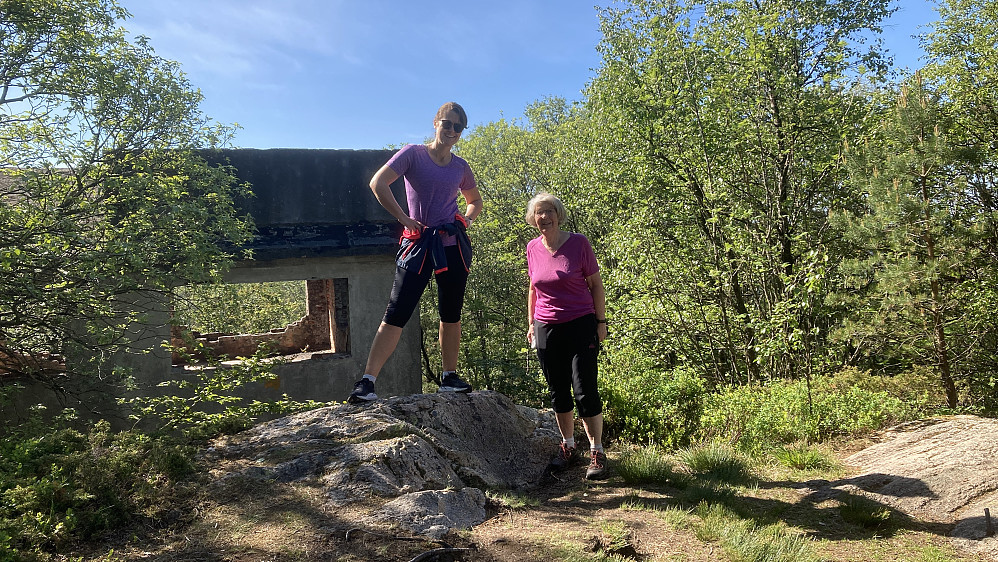 Koselig formiddagstur på og rundt Knappen med Lise Sofie og Astrid