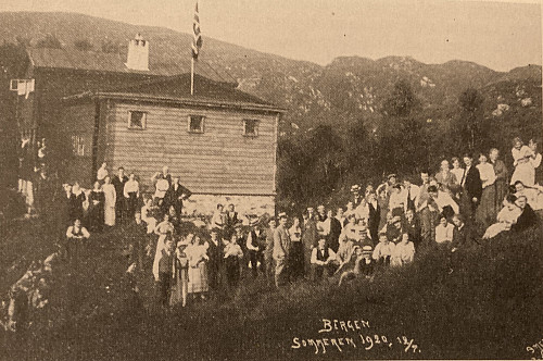 Fra innvielsesfesten 6. juli 1920
