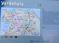 Flott infotavle ved start