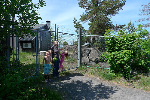 Astrid med Haagen og Helle på Vetan