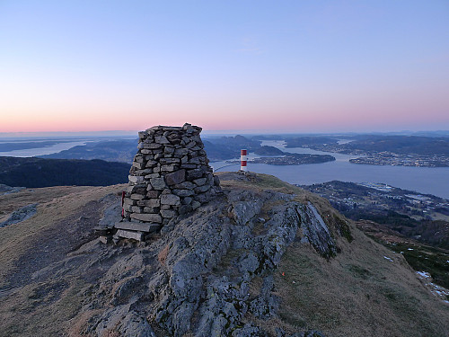 Utsikt mot Nordhordaland fra Veten