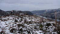 Storenuvarden. Utsikt nordover mot fjorden