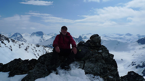 På toppen av Midtre BHT Øst. Foto: Jan Storkjørren