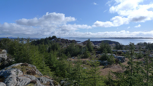 Utsikt mot Oksneskletten fra Kanekletten