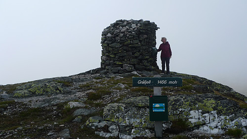 Gråfjell 1466. Stort bedre utsikt ble det ikke!