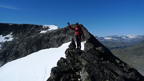 Tshering på S2. Foto nordover mot S1
