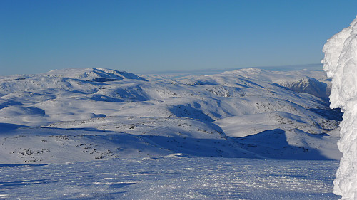 Utsikt nordover mot Skammadalshøgdi