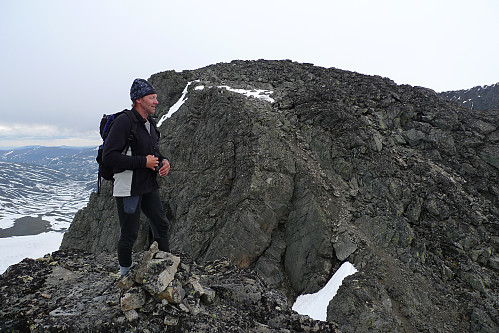 Jan på Leirungskampen N1. Rennen opp til Leirungskampen midt i bildet
