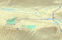 GPS sporet Olavsbu - Mjølkedalstinden